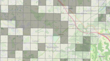Species gap close up map